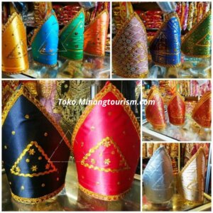 Deta / Tanjak / Topi Minang / Topi Tari Laki- Laki / Deta Runcing